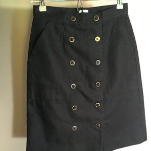L.L. Bean Signature canvas/linen blend skirt 2